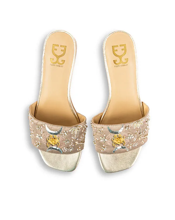 Zodiac : Sandal Heels - Champagne