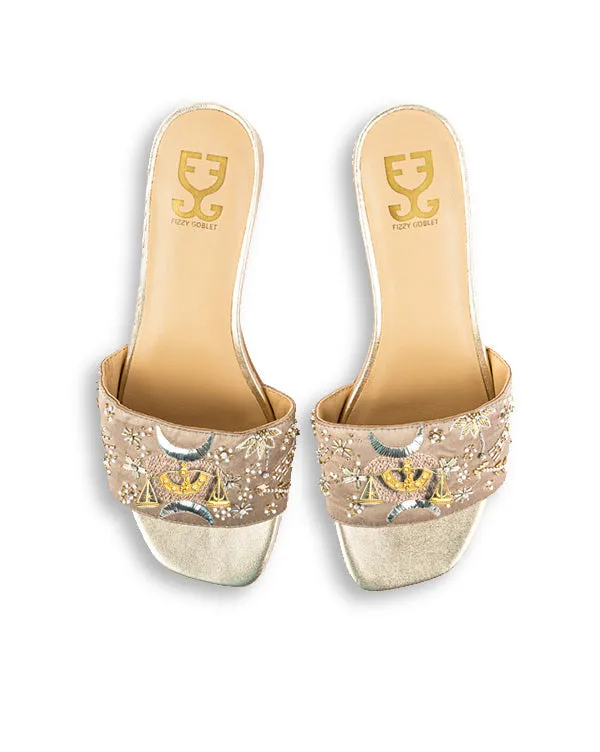 Zodiac : Sandal Heels - Champagne