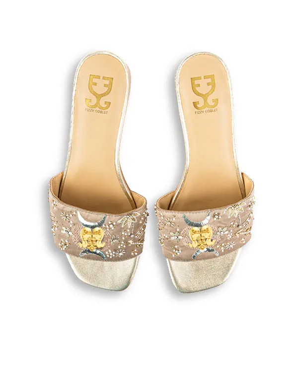 Zodiac : Sandal Heels - Champagne